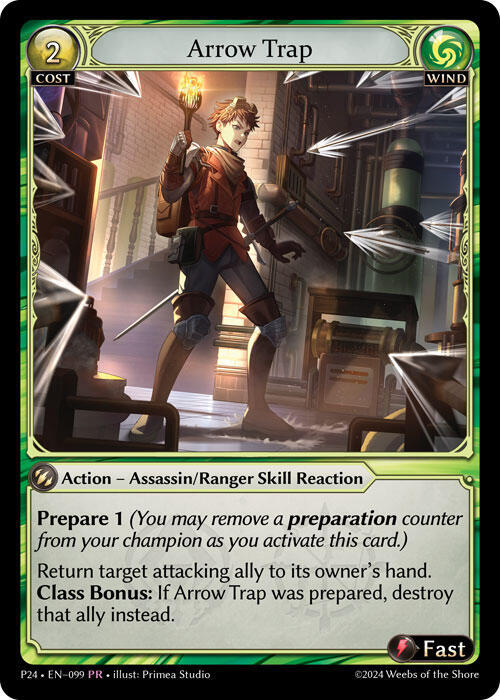 Arrow Trap, Promotional Cards 099