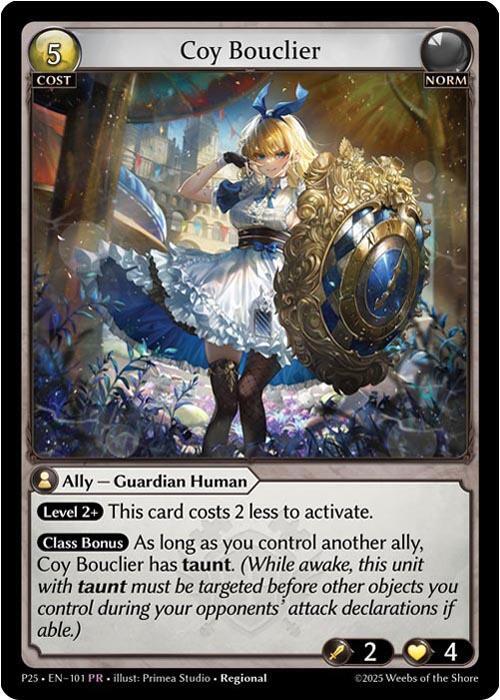 Coy Bouclier, Promotional Cards 101