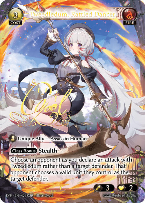Tweedledum, Rattled Dancer (CSR), Promotional Cards 101