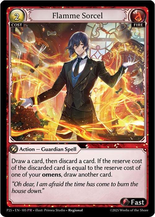 Flamme Sorcel, Promotional Cards 105