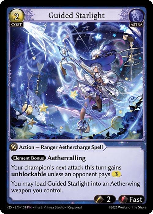 Guided Starlight, Promotional Cards 108