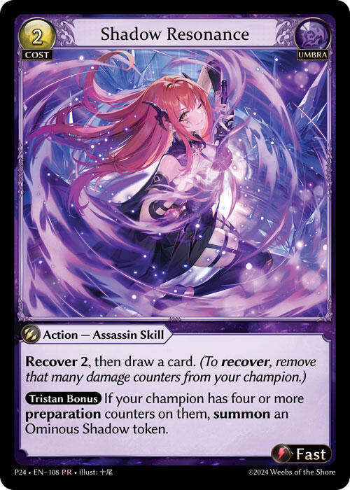Shadow Resonance, Promotional Cards 108