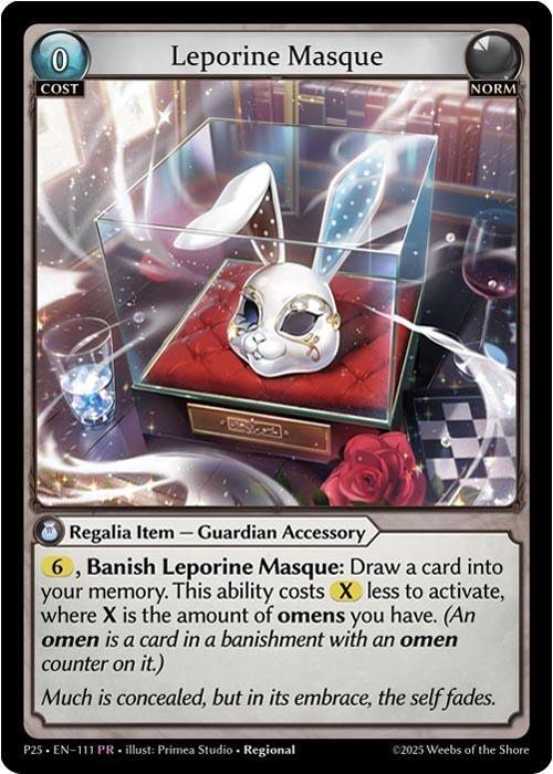 Leporine Masque, Promotional Cards 111