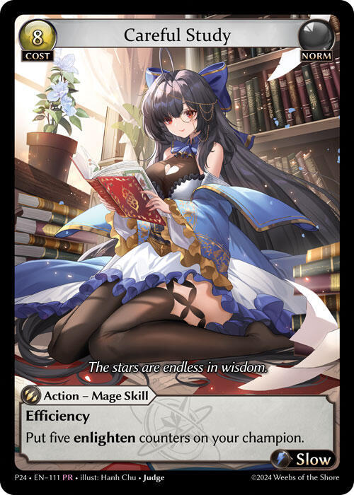 Careful Study, Promotional Cards 111