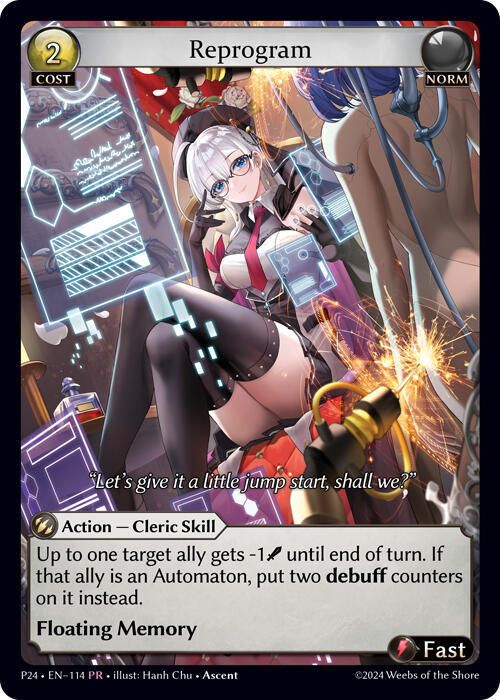Reprogram, Promotional Cards 114