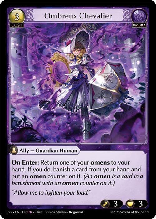 Ombreux Chevalier, Promotional Cards 117
