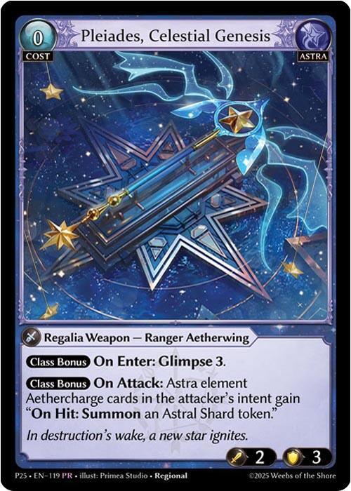 Pleiades, Celestial Genesis, Promotional Cards 119