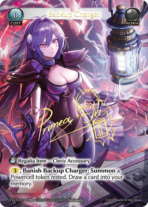 Backup Charger (CPR), Promotional Cards 119
