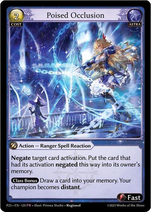 Poised Occlusion, Promotional Cards 120