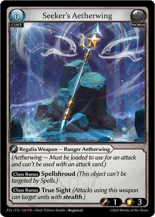 Seeker's Aetherwing, Promotional Cards 126