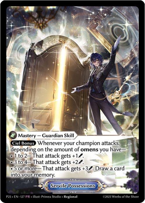 Servile Possessions, Promotional Cards 127