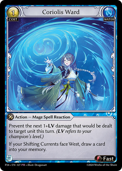 Coriolis Ward, Promotional Cards 127