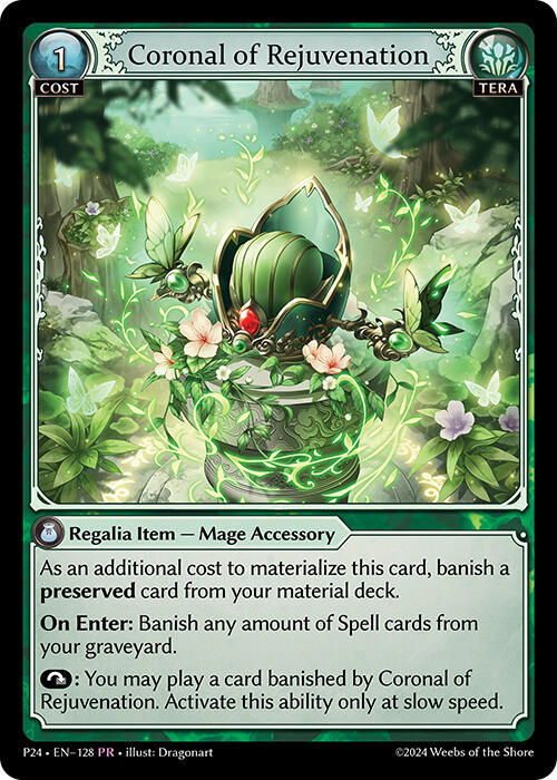 Coronal of Rejuvenation, Promotional Cards 128