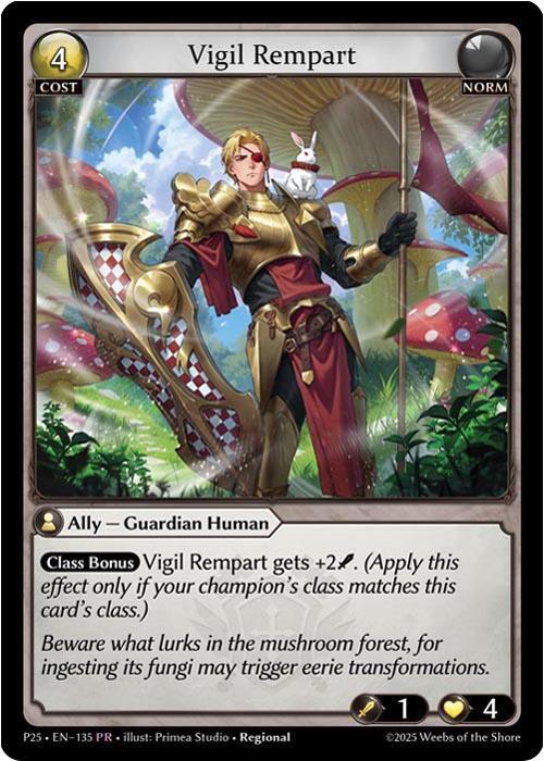 Vigil Rempart, Promotional Cards 135