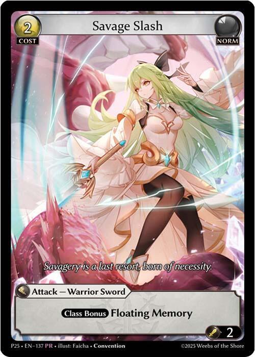Savage Slash, Promotional Cards 137