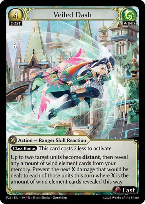 Veiled Dash, Promotional Cards 139