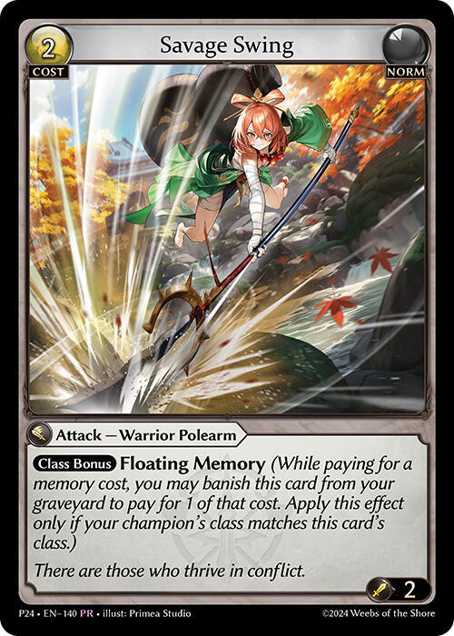 Savage Swing, Promotional Cards 140