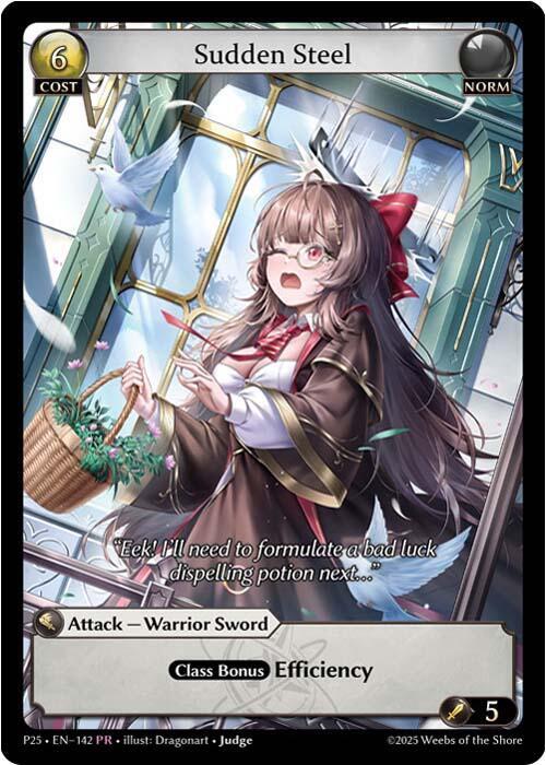 Sudden Steel, Promotional Cards 142