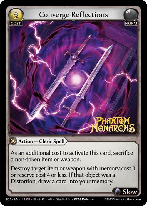 Converge Reflections, Promotional Cards 143
