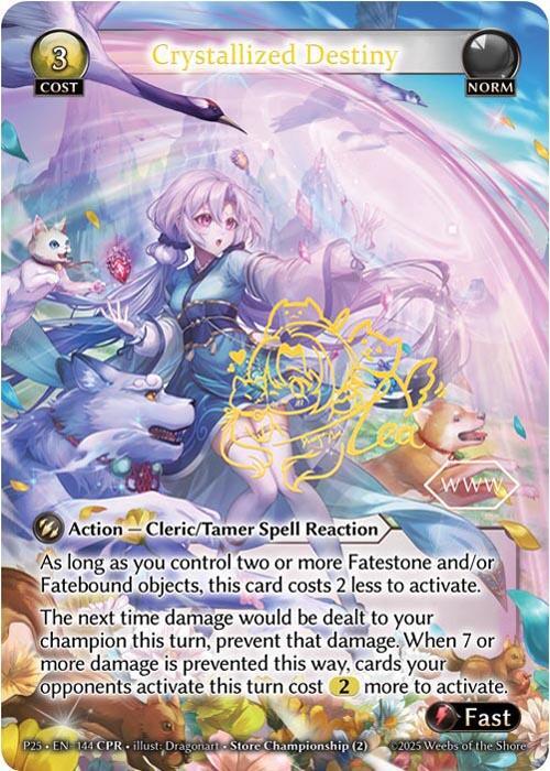 Crystallized Destiny (CPR), Promotional Cards 144