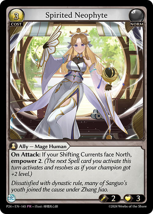 Spirited Neophyte, Promotional Cards 145