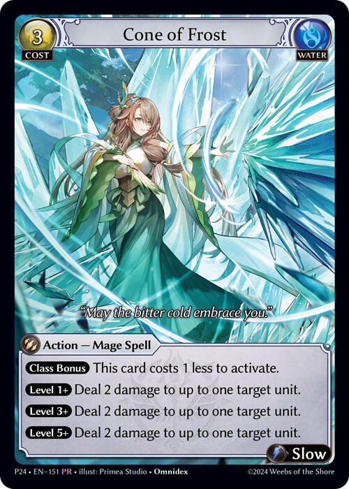 Cone of Frost, Promotional Cards 151