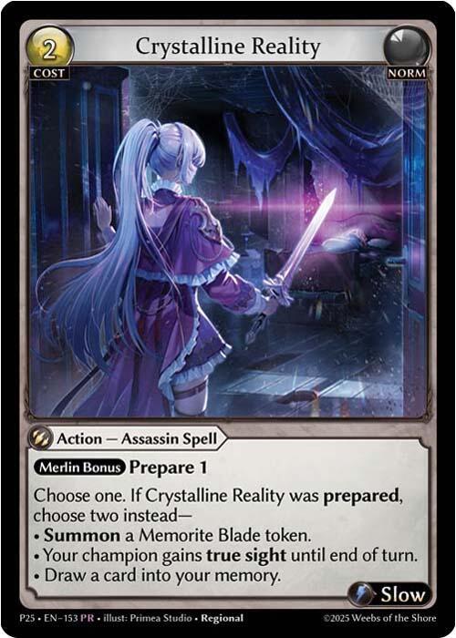 Crystalline Reality, Promotional Cards 153