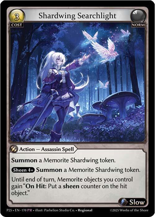 Shardwing Searchlight, Promotional Cards 170