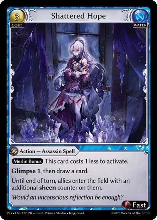 Shattered Hope, Promotional Cards 172