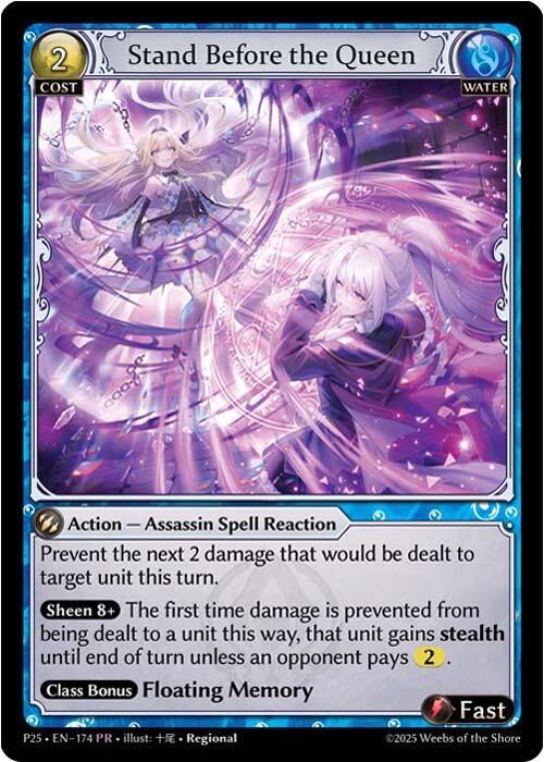 Stand Before the Queen, Promotional Cards 174