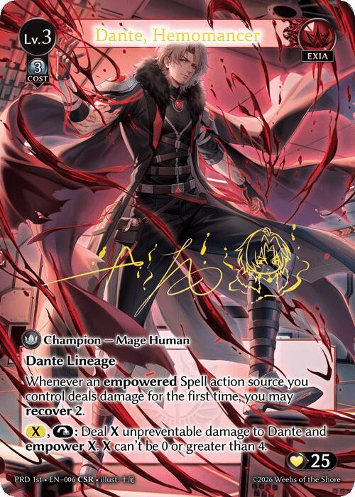 Dante, Hemomancer (CSR), .asphodel/paradise 006
