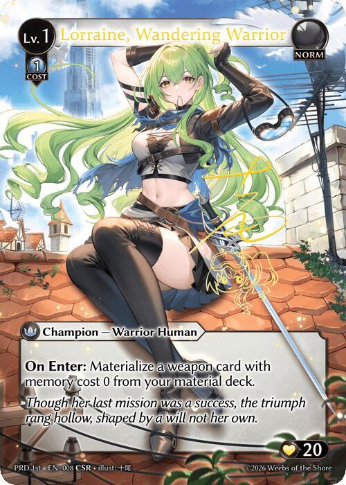 Lorraine, Wandering Warrior (CSR), .asphodel/paradise 008