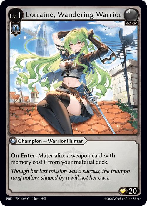 Lorraine, Wandering Warrior, .asphodel/paradise 008
