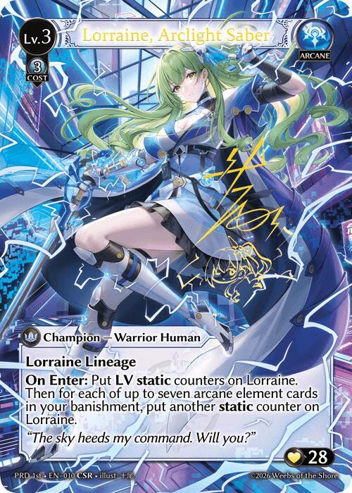 Lorraine, Arclight Saber (CSR), .asphodel/paradise 010