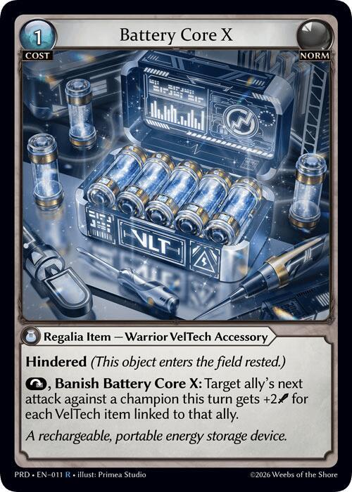 Battery Core X, .asphodel/paradise 011