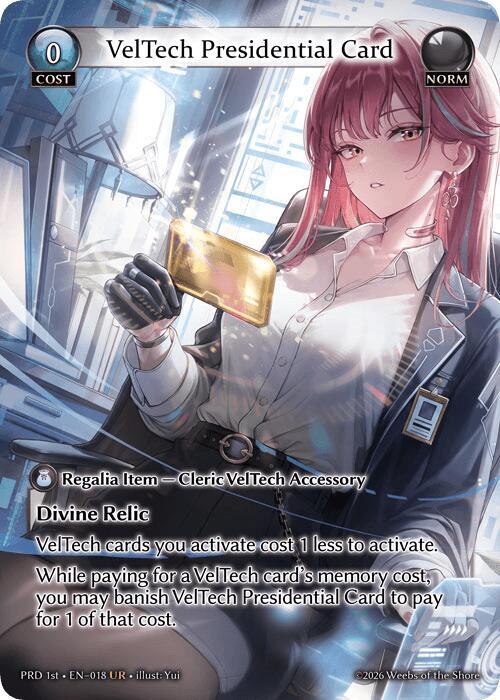 VelTech Presidential Card, .asphodel/paradise 018