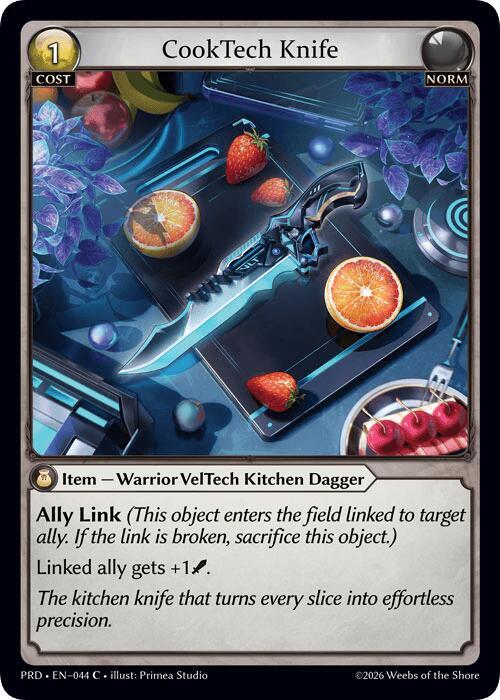 CookTech Knife (Interference Curio Foil), .asphodel/paradise 044