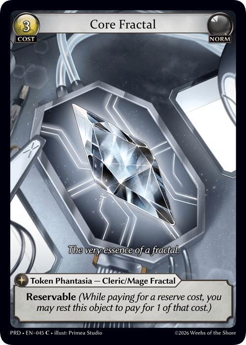 Core Fractal (Interference Curio Foil), .asphodel/paradise 045