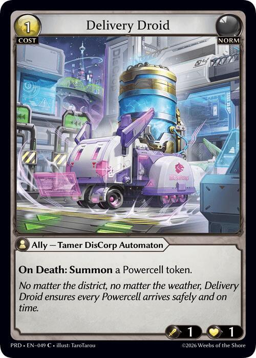 Delivery Droid (Interference Curio Foil), .asphodel/paradise 049