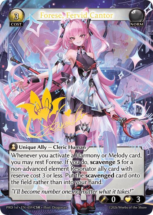 Forese, Fervid Cantor (CSR), .asphodel/paradise 059