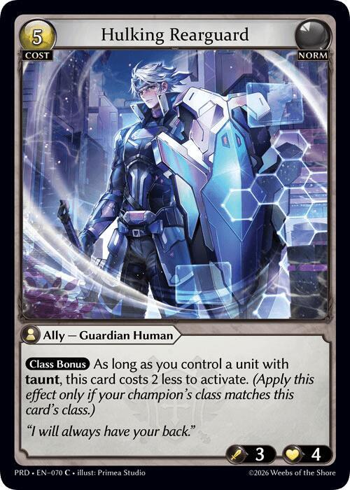 Hulking Rearguard, .asphodel/paradise 070