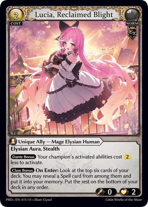 Lucia, Reclaimed Blight, .asphodel/paradise 073