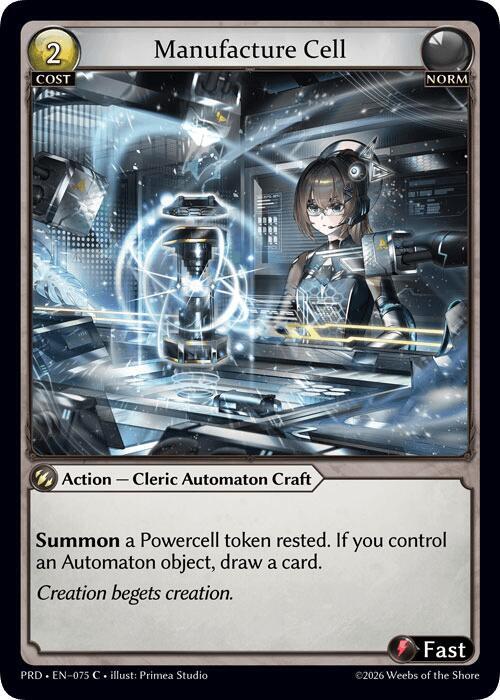 Manufacture Cell, .asphodel/paradise 075