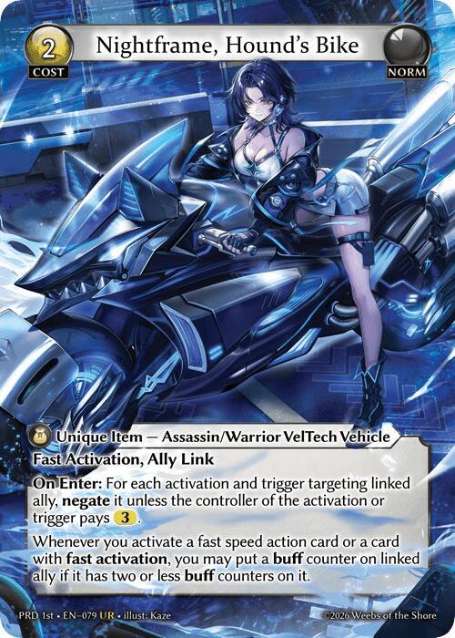 Nightframe, Hound's Bike (UR), .asphodel/paradise 079