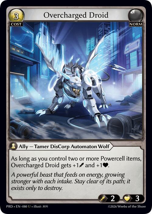Overcharged Droid (Interference Curio Foil), .asphodel/paradise 080