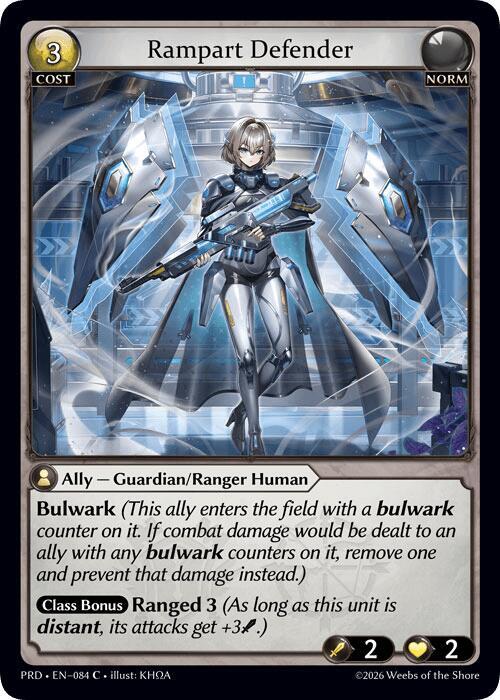 Rampart Defender (Interference Curio Foil), .asphodel/paradise 084