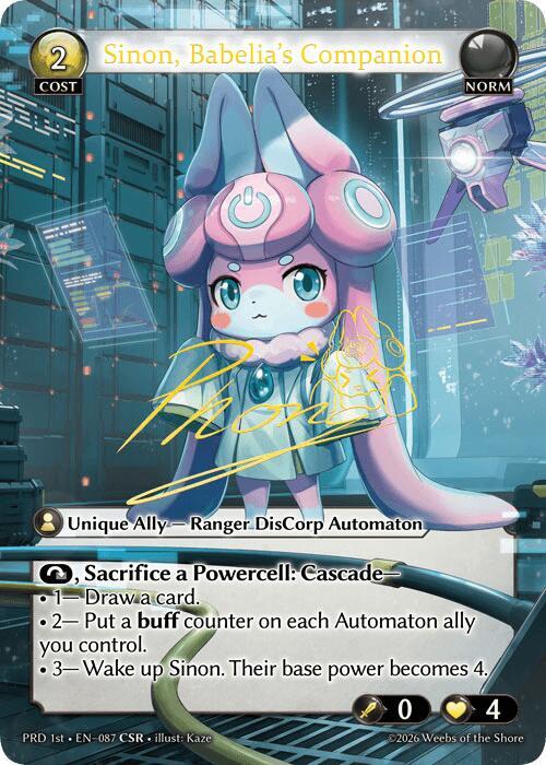 Sinon, Babelia's Companion (CSR), .asphodel/paradise 087
