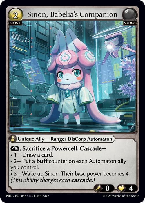 Sinon, Babelia's Companion, .asphodel/paradise 087