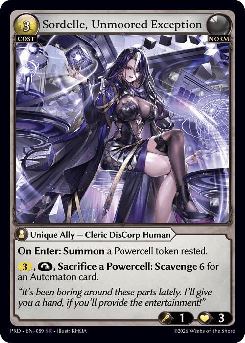 Sordelle, Unmoored Exception, .asphodel/paradise 089