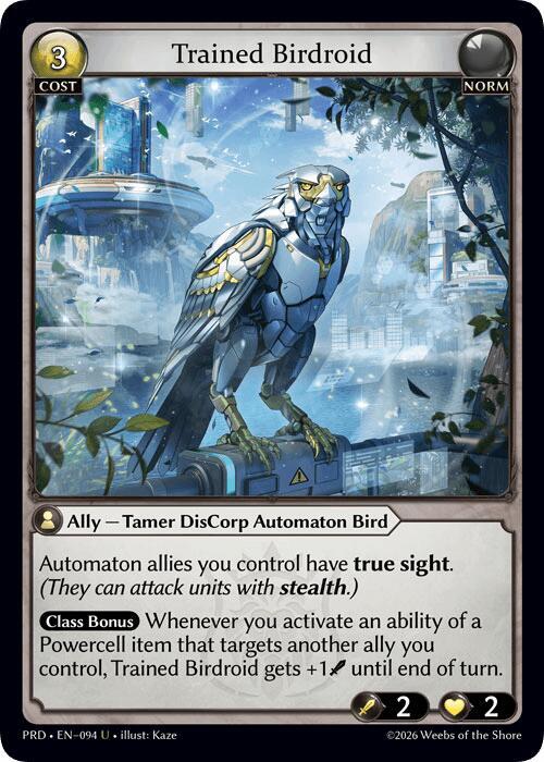 Trained Birdroid, .asphodel/paradise 094